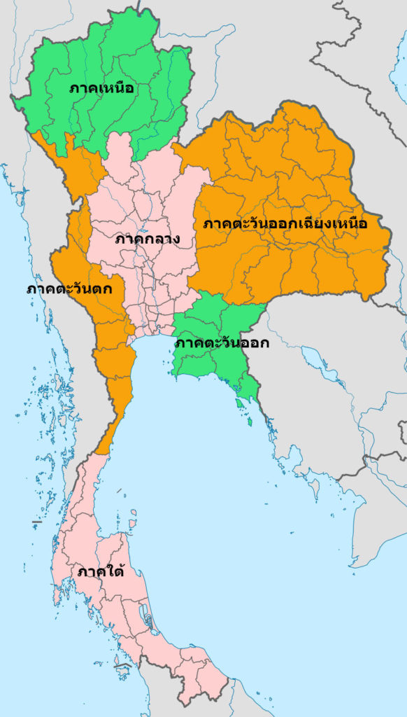 Thailand map