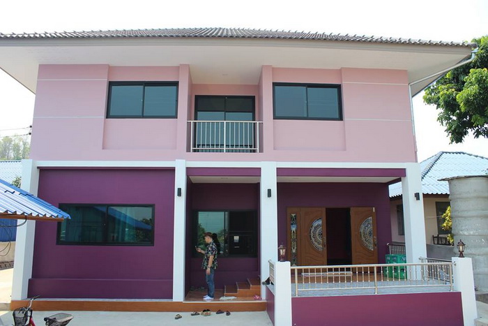 บ้านสวยด้วยโทน สีม่วง